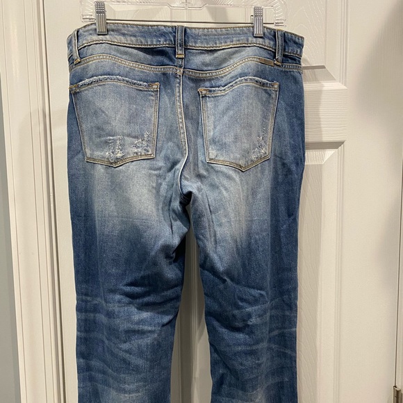 Kancan Distressed Boyfriend Crop Denim - Picture 2 of 3